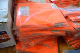 20 - Hi-Viz orange waist coats size XXXL