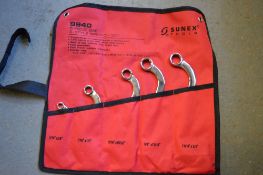 5 piece S-shaped spanner set New & unused