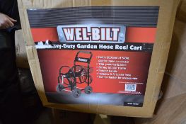 Heavy duty garden hose reel cart New & unused