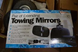 Pair of extending towing mirrors New & unused