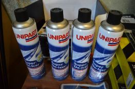 4 - Unipart Super De-icer 600ml aerosols New & unused