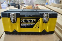 Chunky 18 inch yellow tool box
New & unused