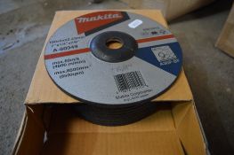 10 - Makita metal grinding discs 180mm New & unused