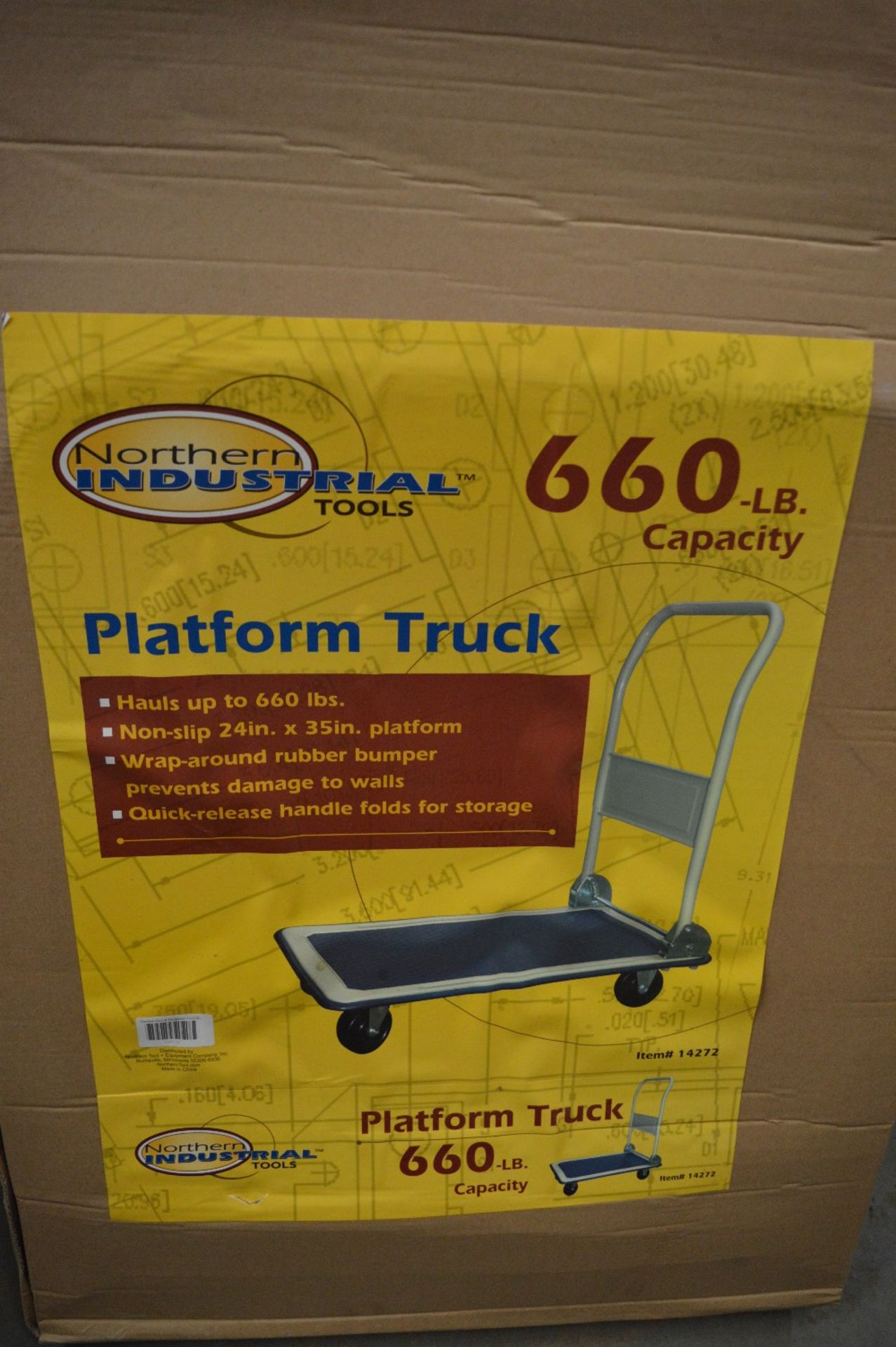 660 lb platform truck New & unused