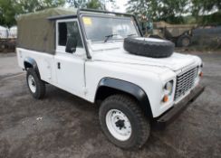 Landrover Tithonus 110 Defender soft top (Ex MOD)
Registration Number: C101 YKM
Date of