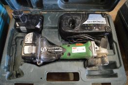 Hitachi 18v cordless 115mm angle grinder c/w charger & spare battery P45353