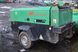Ingersoll Rand 7/71 260 cfm diesel driven mobile compressor
Year: 2007
S/N: 522002
Recorded
