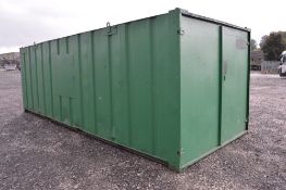 24 ft x 9 ft steel store
c/w keys
A339399