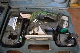 Hitachi 18v cordless jig saw
c/w charger, spare battery & carry case
P45053