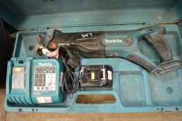 Makita 18v cordless reciprocating saw c/w charger & carry case P45785