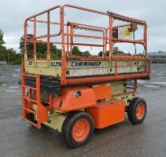 JLG 3369E 33ft battery elecrtic scissor lift
S/N: 43758
Year: 1998
c/w 2 spare wheels