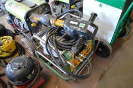 JCB Beaver petrol driven hydraulic power pack c/w hoses & JCB anti vibe breaker A510666 A551916
