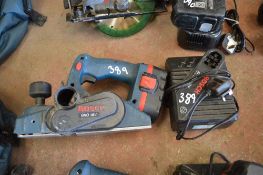 Bosch 18v cordless planer c/w charger P45043