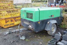 Ingersol Rand 7/71 260 cfm diesel driven mobile compressor
Year: 2008
S/N: 522325
Recorded Hours: