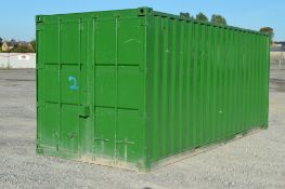 21 ft x 8 ft steel shipping container
317005