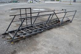 Steel Staircase Approx 15ft
C/w Gantry and legs
