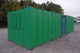 32 ft x 10 ft steel anti-vandal site office
c/w keys
TW586