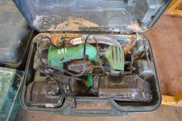 Hitachi 18v cordless circular saw
c/w charger, spare battery & carry case
P45113