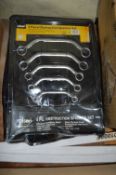 Rolson 5 piece metric obstruction spanner set New & unused