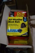 6 packs of 15 all weather block bait rat poison New & unused