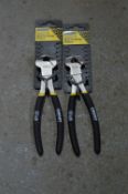 2 - 8 inch end cutting pliers New & unused