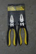 2 - 8 inch combination pliers New & unused