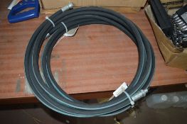2 - rolls of 1/4 inch pneumatic hose New & unused