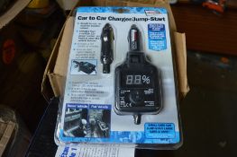 Car to car charger/jump starter New & unused