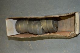 8 - 2 inch brass plug caps New & unused