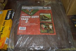 6 ft x 8 ft heavy duty tarpaulin New & unused