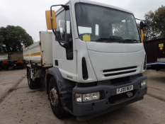 Iveco 180E24 18 tonne 3 way tipper wagon
Registration Number: FJ06 MEV
Date of Registration: 28/