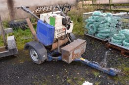 Benford Terex MBR71 diesel driven single drum pedestrian roller/breaker
Year: 2009
S/N: E99BR0128