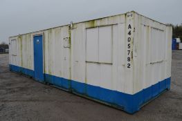 32 ft x 10 ft steel anti vandal office unit
c/w keys
A405782