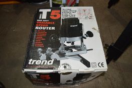 Trend T5 240v router
Unused
**No VAT on hammer price but VAT will be charged on the Buyers