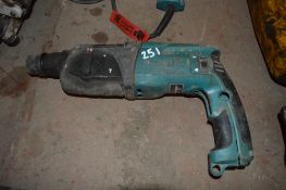 Makita 110v SDS hammer drill 3075792 **Power cord missing** **Please assume this lot isn't working