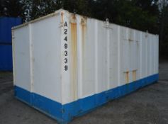 21 ft x 9 ft steel store
c/w keys
A249339