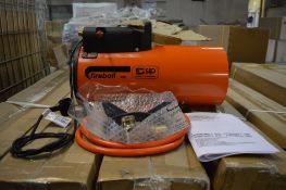 SIP Fireball 635 240v propane heater New & unused