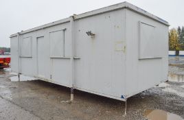 32 ft x 12 ft steel anti-vandal jack leg site office
c/w keys