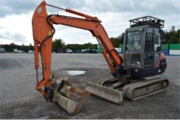 Hitachi ZX 50 5 tonne rubber tracked mini excavator
Year: 2008
S/N: 003377
Recorded Hours: