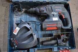 Bosch GBH36V 36v SDS hammer drill c/w charger & carry case 3061313 **Please assume this lot isn't