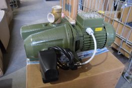 Saer TK4 240v electric water pump HP: 0.75 Hz: 50 New & unused