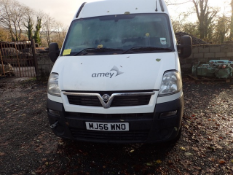 Vauxhall Movano 3500 CDTi LWB panel van
Registration Number: MJ56 WNO
Date of Registration: 17/