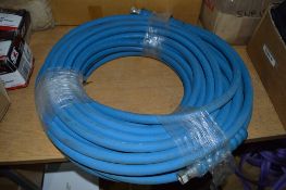 Length of blue pressure washer hose New & unused