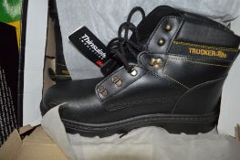 3 pairs of Trucker black safety boots size 11 New & unused
