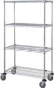 Quantum Storage mobile wire shelving unit Dimensions: 91cm W x 45cm D x 137cm H New & unused in 3