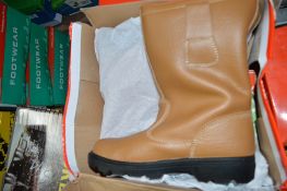 4 pairs of Click tan rigger boots size 7 New & unused