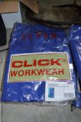 3 pairs of Click blue overalls size 40 New & unused