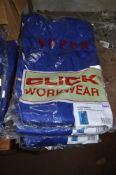 3 pairs of Click blue overalls size 52 New & unused