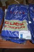 4 pairs of Click blue overalls size 52 New & unused
