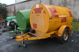 Trailer Engineering 500 gallon fast tow bunded fuel bowser
c/w electric pump, delivery hose &